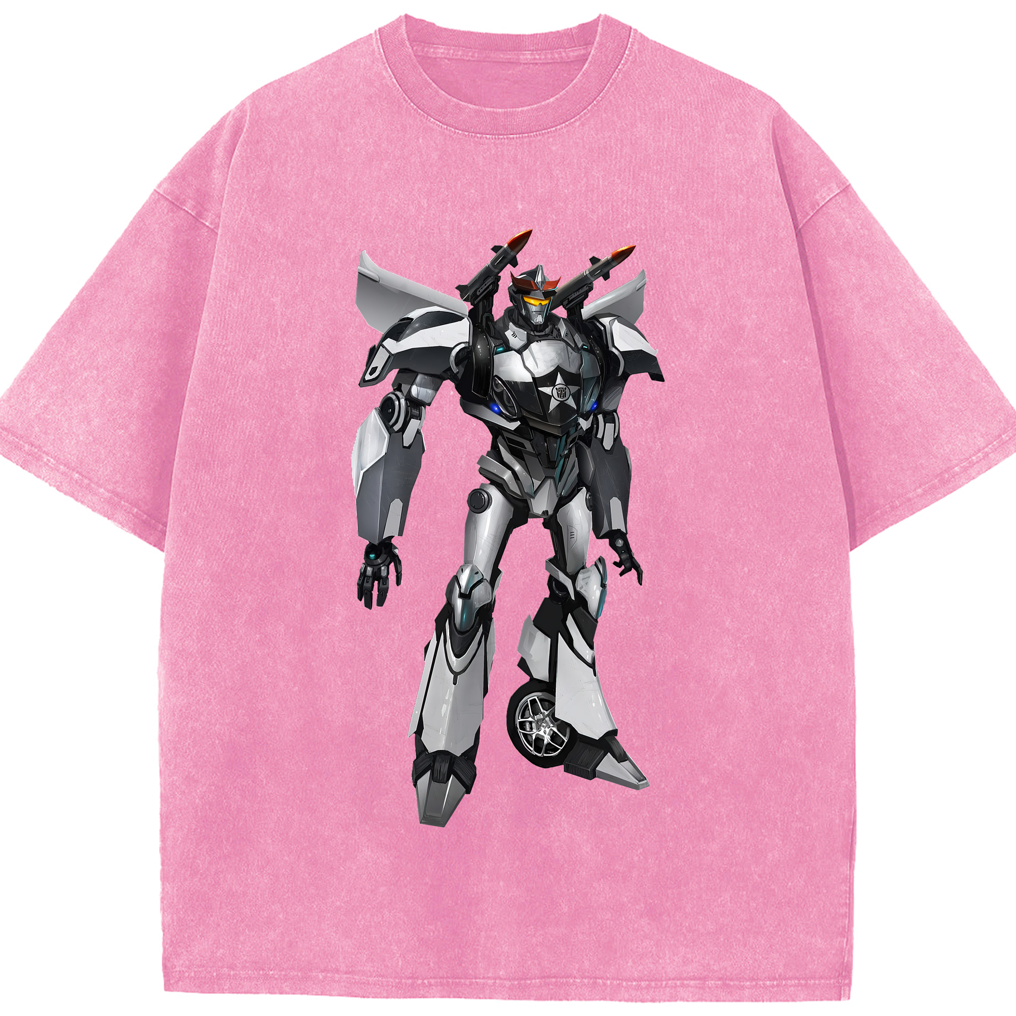 （画像用） Transformers トランスフォーマー 綿100% ヴィンテージ風 半袖Tシャツ（フロントプリント）